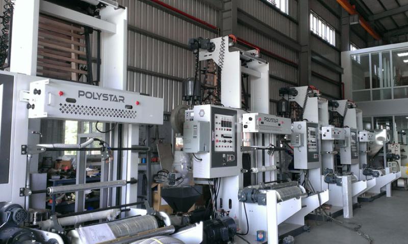 Blown Film Extrusion Machines Running in Thailand